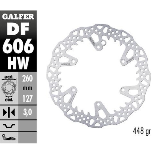 GALFER TARCZA HAMULCOWA PRZÓD KTM SX/EXC/SX-F/EXC-F '93-'23; GS/MX/LC4 '93-'23; GAS GAS EC/EC-F/MC/MC-F '21-'24; HUSQVARNA TC/TE/TX/FC/FE/FS '14-'24;