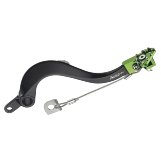 ACCEL DŹWIGNIA HAMULCA NOŻNEGO KAWASAKI KXF 250 '04-'20 KOLOR ZIELONY
