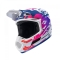 KENNY RACING KASK CROSS/ENDURO MODEL PERFORMANCE ERT GRAPHIC FLUID KOLOR BIAŁY/NIEBIESKI/RÓŻOWY ROZMIAR L ( 59 - 60 CM )