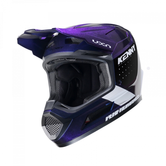 KENNY RACING KASK CROSS/ENDURO MODEL PERFORMANCE ERT GRAPHIC NIGHT DIAMOND PEARL KOLOR FIOLETOWY/CZARNY/BIAŁY ROZMIAR S ( 55 - 56 CM )