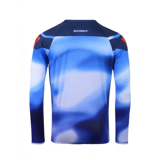 KENNY RACING KOSZULKA CROSS/ENDURO MODEL FORCE FOG BLUE KOLOR NIEBIESKI/CZERWONY ROZMIAR L