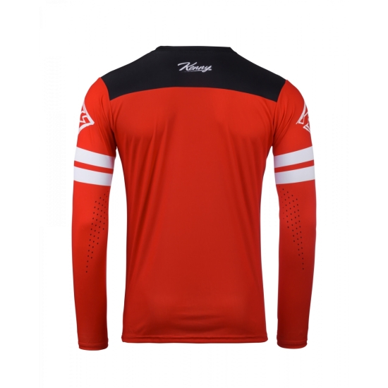 KENNY RACING KOSZULKA CROSS/ENDURO MODEL TRACK DIRT RED KOLOR CZERWONY/BIAŁY/CZARNY ROZMIAR S