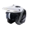 KENNY RACING KASK OTWARTY JET MODEL MILES GRAPHIC WHITE/GREY KOLOR BIAŁY/SZARY/CZARNY ROZMIAR S ( 55 - 56 CM )
