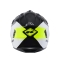 KENNY RACING KASK OTWARTY JET MODEL MILES GRAPHIC BLACK/NEON YELLOW KOLOR BIAŁY/SZARY/CZARNY/ŻÓŁTY FLUO ROZMIAR L ( 59 - 60 CM )