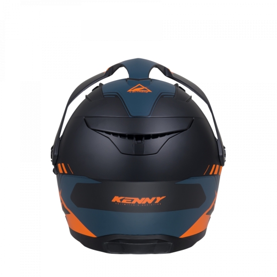 KENNY RACING KASK DUAL ADVENTURE MODEL EXTREME GRAPHIC ORANGE/PETROL MATT KOLOR CZARNY/POMARAŃCZOWY ROZMIAR L (59 - 60 CM)