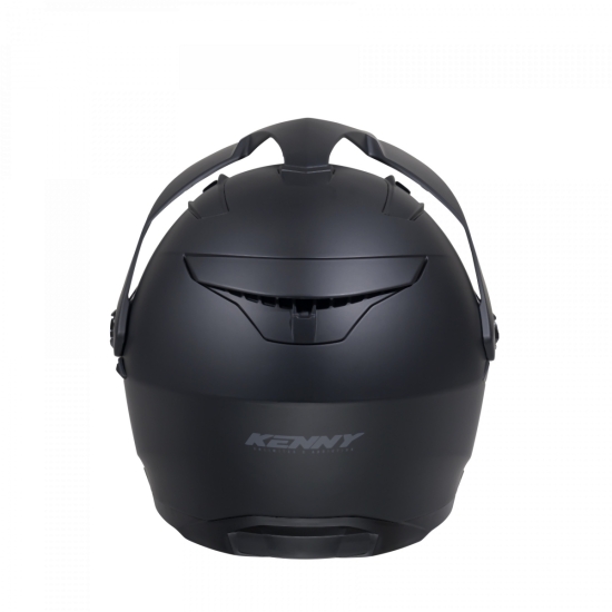 KENNY RACING KASK DUAL ADVENTURE MODEL EXTREME SOLID MATT BLACK KOLOR CZARNY ROZMIAR XXL (63 - 64 CM)