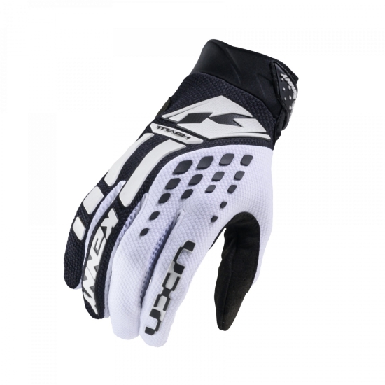 KENNY RACING RĘKAWICE CROSS/ENDURO MODEL TRACK WHITE/BLACK KOLOR BIAŁY/CZARNY ROZMIAR M