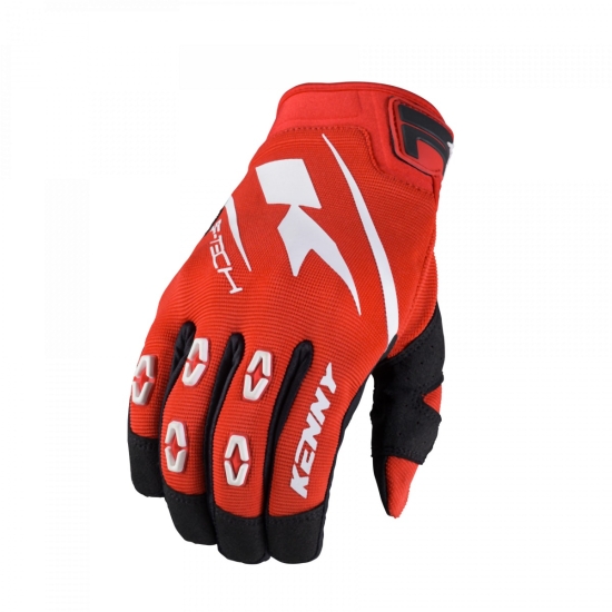 KENNY RACING RĘKAWICE CROSS/ENDURO MODEL SF-TECH RED KOLOR CZERWONY/BIAŁY/CZARNY ROZMIAR XXL
