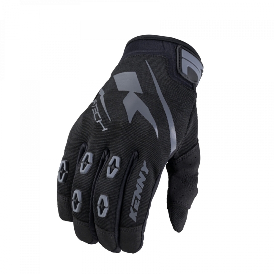 KENNY RACING RĘKAWICE CROSS/ENDURO MODEL SF-TECH BLACK KOLOR CZARNY/SZARY ROZMIAR XS