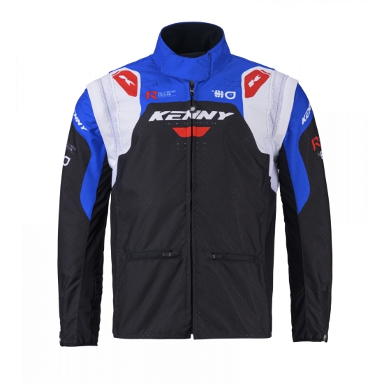 KENNY RACING KURTKA ADVENTURE/ENDURO MODEL ADVENTURE BLUE KOLOR CZARNY/NIEBIESKI/CZERWONY/BIAŁY ROZMIAR M