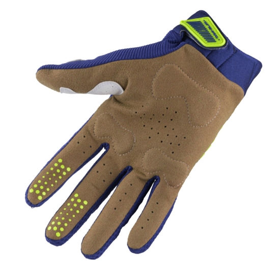 KENNY RACING RĘKAWICE CROSS/ENDURO MODEL TITANIUM NAVY KOLOR NIEBIESKI/ŻÓŁTY FLUO ROZMIAR XXL