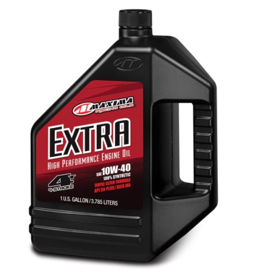 MAXIMA RACING OILS OLEJ SILNIKOWY EXTRA 10W40 100% SYNTHETIC 3.785 LITRY (4) (AKC)