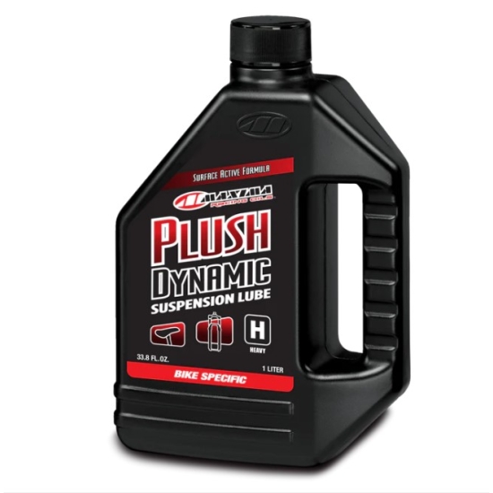MAXIMA RACING OILS OLEJ DO AMORTYZATORÓW ROWEROWYCH PLUSH DYNAMIC HEAVY (NEW PRODUCT) 1 LITR (12) (AKC)
