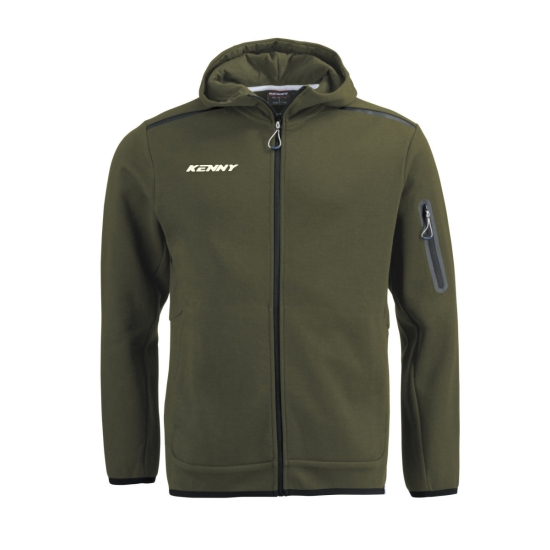 KENNY RACING BLUZA Z KAPTUREM MODEL CORE KAKI KOLOR ZIELONY ROZMIAR M