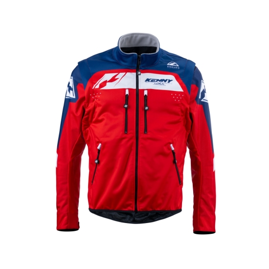 KENNY RACING KURTKA ADVENTURE/ENDURO MODEL SOFTSHELL RED KOLOR CZERWONY/NIEBIESKI/BIAŁY ROZMIAR XXXL