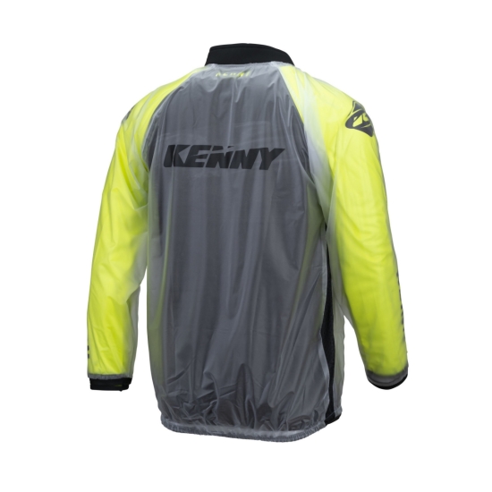 KENNY RACING KURTKA PRZECIWDESZCZOWA KID / JUNIOR / DZIECIĘCA KOLOR TRANSPARENTNY/CZARNY ROZMIAR 12/14