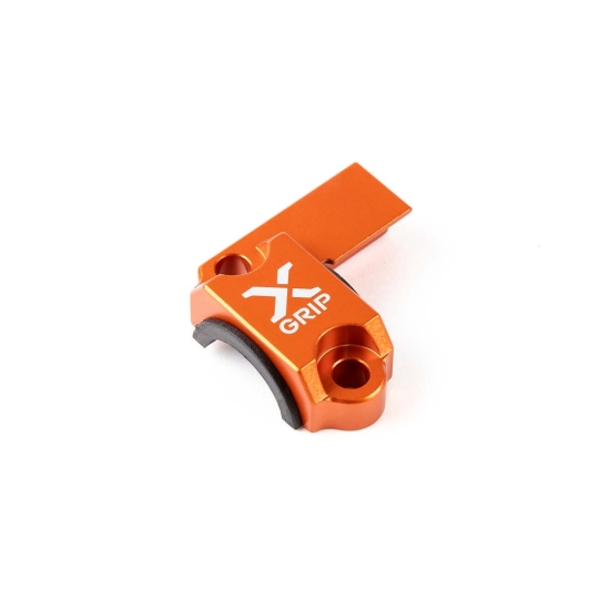 X-GRIP OSŁONA OBEJMA WZMOCNIENIE POMPY SPRZĘGŁA (ANTI BREAK CLAMP CLUTCH) BREMBO PO 2024 ROKU BETA,KTM, HUSQVARNA,SHERCO,GASGAS KOLOR POMARAŃCZOWY