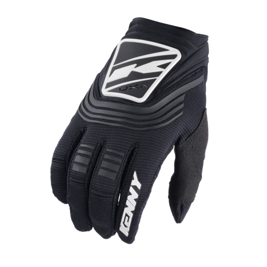 KENNY RACING RĘKAWICE CROSS/ENDURO MODEL TITANIUM BLACK KOLOR CZARNY/BIAŁY ROZMIAR XXXL