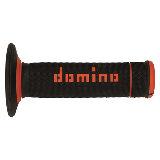 DOMINO MANETKI (GRIPY) OFF ROAD X-TREME DWUSKŁADNIKOWE KOLOR CZARNY POMARAŃCZOWY