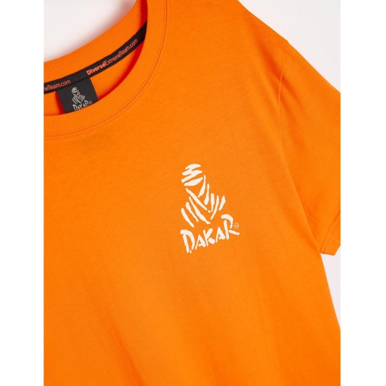 DIVERSE EXTREME TEAM - DAKAR RALLY KOSZULKA (T-SHIRT) DKR DES 0224 KOLOR POMARAŃCZ ROZMIAR M