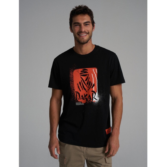 DIVERSE EXTREME TEAM - DAKAR RALLY KOSZULKA (T-SHIRT) DKR DES 0624 KOLOR CZARNY ROZMIAR M