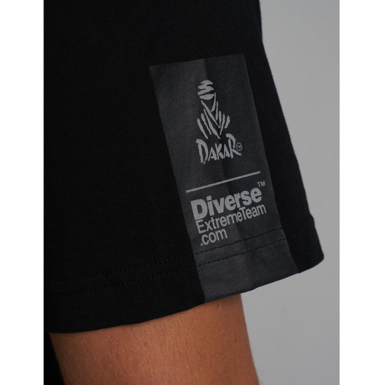 DIVERSE EXTREME TEAM - DAKAR RALLY KOSZULKA (T-SHIRT) DKR DES 0624 KOLOR CZARNY ROZMIAR M