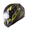 KAPPA 2024/12 KASK KJ04 EVO PROX JUNIOR INTEGRALNY FULLFACE KOLOR / CZARNY / ŻÓŁTY FLUO MATT ROZMIAR 50 / M (HOMOLOGACJA ECE 22R06)