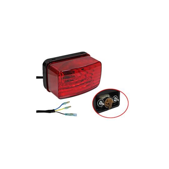 BRONCO LAMPA TYLNA YAMAHA YFM 700 GRIZZLY (07-15), KODIAK (16-17), YFZ 450 (12-13), YFM 250 RAPTOR (08-13) (3FA-84710-00-00)