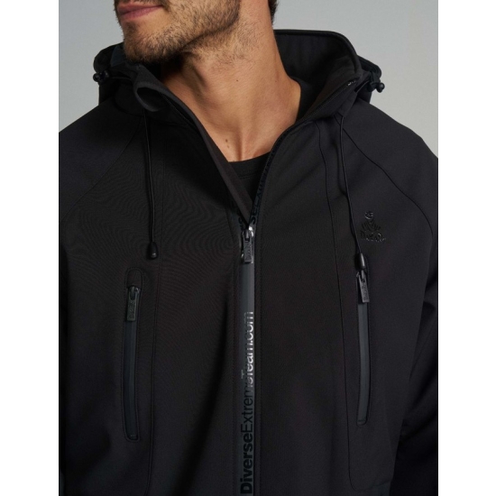DIVERSE EXTREME TEAM KURTKA SOFTSHELL DKR SOREN KOLOR CZARNY ROZMIAR XL