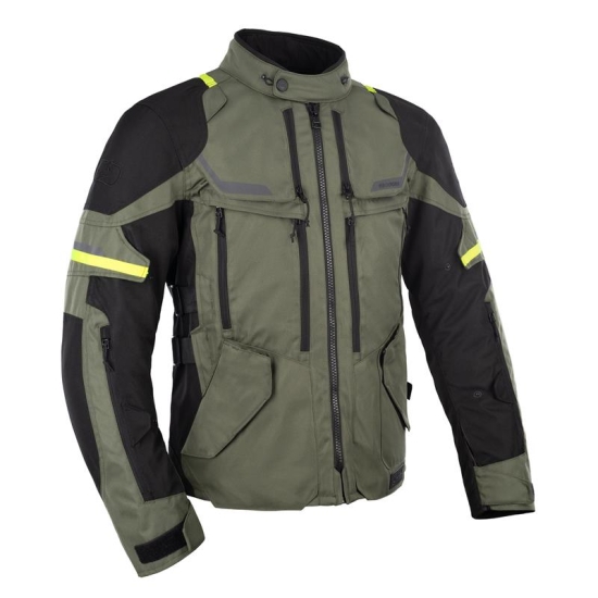 OXFORD KURTKA ROCKLAND KOLOR KHAKI/CZARNY/ŻÓŁTY FLUO ROZMIAR L