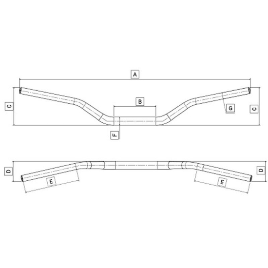 DOMINO KIEROWNICA ALUMINIOWA (ERGAL 7075) FATBAR 28MM WYSOKA KOLOR SREBRNY