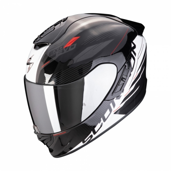 SCORPION KASK INTEGRALNY EXO-1400 II LUMA BLACK-WHITE KOLOR CZARNY/BIAŁY ROZMIAR XL