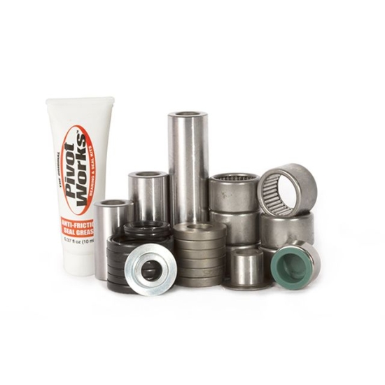 PIVOT WORKS ZESTAW NAPRAWCZY ŁĄCZNIKA (PRZEGUBU) WAHACZA KAWASAKI KLX 450R '08-'09, KX 250F '06-'20 KXF 450 '06-'18- ZASTĘPUJE PWLKK16021 (KXF250)