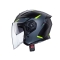 CABERG KASK OTWARTY JET OTWARTY FLYON II BOSS KOLOR CZARNY/SZARY/ŻÓŁTY FLUO MAT ROZMIAR M