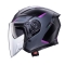 CABERG KASK OTWARTY JET OTWARTY FLYON II BOSS KOLOR CZARNY MAT/SZARY/FUKSJA (INTENSYWNY ODCIEŃ RÓŻOWEGO) ROZMIAR XS