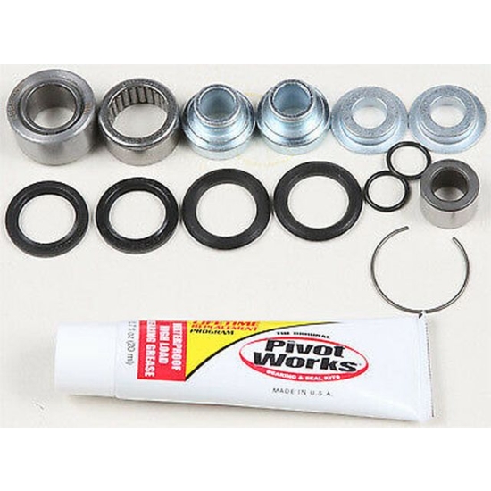 PIVOT WORKS ZESTAW NAPRAWCZY AMORTYZATORA TYLNEGO (CENTRALNEGO) YAMAHA WRF 250/426/450 01-12, YZ 125/250 01-12, YZF 426/450 01-14, YZF 250 01-06 (YZ12
