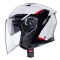 CABERG KASK OTWARTY JET OTWARTY FLYON II BOSS KOLOR BIAŁY/CZARNY/CZERWONY/NIEBIESKI ROZMIAR M