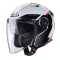 CABERG KASK OTWARTY JET OTWARTY FLYON II BOSS KOLOR BIAŁY/CZARNY/CZERWONY/NIEBIESKI ROZMIAR S
