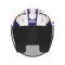 NOX KASK OTWARTY JET Z BLENDĄ N130 MYST KOLOR BIAŁY/NIEBIESKI/CZERWONY ROZMIAR M