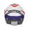 NOX KASK OTWARTY JET Z BLENDĄ N130 MYST KOLOR BIAŁY/NIEBIESKI/CZERWONY ROZMIAR M