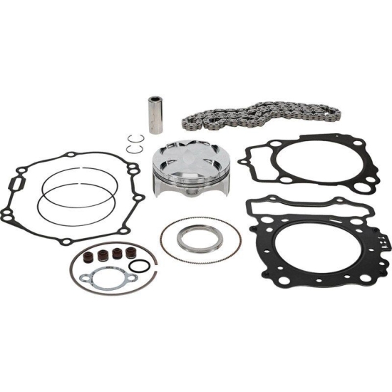 VERTEX 2025/02 ZESTAW NAPRAWCZY GÓRY SILNIKA YAMAHA WR 250 F (WRF250) '15-'17, YZ 250 F (YZF250) '14-'15 (STD. + 0.01MM = 76.96MM) (13.5:1) (TŁOK, USZ
