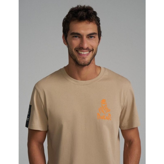DIVERSE EXTREME TEAM - DAKAR RALLY KOSZULKA (T-SHIRT) DKR DES 0224 KOLOR BEŻ ROZMIAR XXL