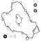 WINDEROSA (VERTEX) ZESTAW NAPRAWCZY POMPY WODY KTM SX 105 06-11, SX 85 03-17, SX 85 BW 13-16, SXS 85 13-14, XC 105 08-09, XC 85 08-09, HUSQVARNA TC 85