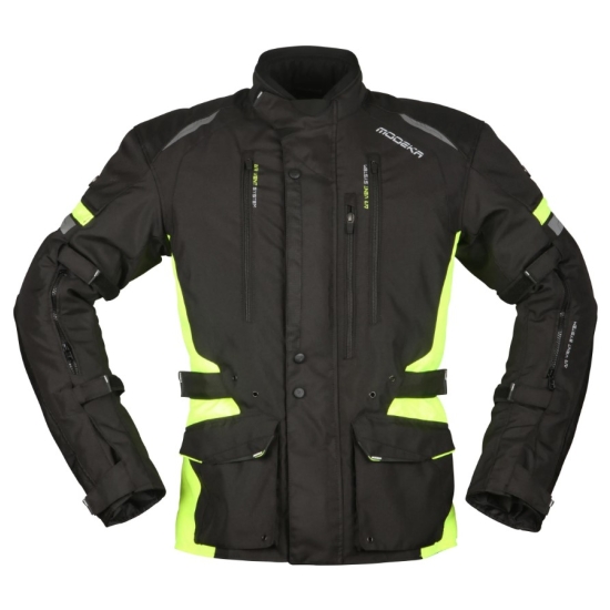 MODEKA KURTKA STRIKER II PRO KOLOR CZARNY - NEON (ŻÓŁTY FLUO) ROZMIAR L