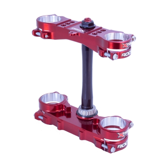 XTRIG PÓŁKI ZAWIESZENIA PRZEDNIEGO ROCS PRO TRIPLE CLAMPS YAMAHA YZ 250F '24-'25; YZ 450F '23-'25; FANTIC XXF 250 '25; XXF 450 '24-'25 (OFFSET 20MM-22