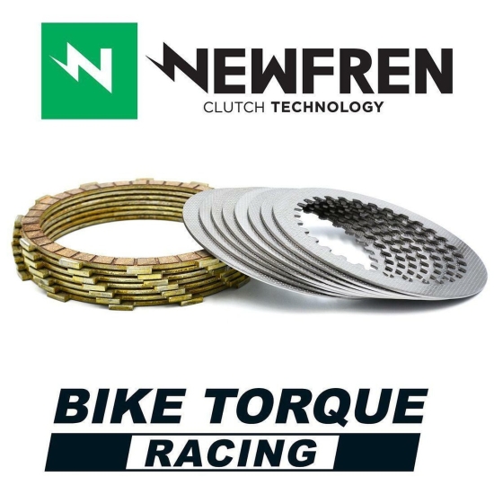 NEWFREN TARCZE SPRZĘGŁOWE Z PRZEKŁADKAMI RACING KAWASAKI ZX-6R NINJA '07-'17 (EBS4514)