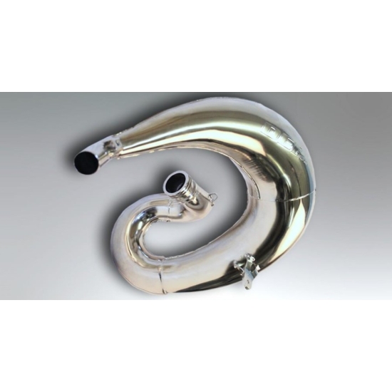 DEP PIPES PROMOCJA ARMOURED DYFUZOR/KOMORA/TUBA REZONANSOWA NIKLOWANA (FRONT EXHAUST PIPE NICKEL): KAWASAKI KX 250 '05-'19 (WZMOCNIONY 1,2MM)