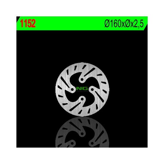 NG TARCZA HAMULCOWA TYŁ BETA 125/200/250/290/300 TRIAL (160x-x2,5)