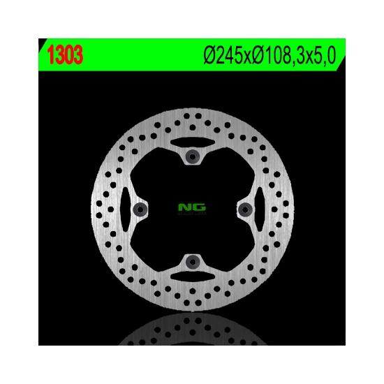 NG TARCZA HAMULCOWA TYŁ DUCATI 796/800/821/848/996/1000/1100 (245X108,5X5) (4X8,5MM)
