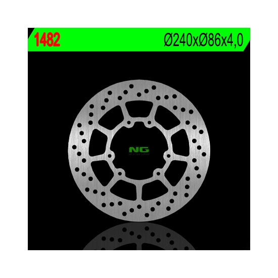 NG TARCZA HAMULCOWA PRZÓD YAMAHA WR 125R '09-'17 (240X86X4) (6X6,5MM)